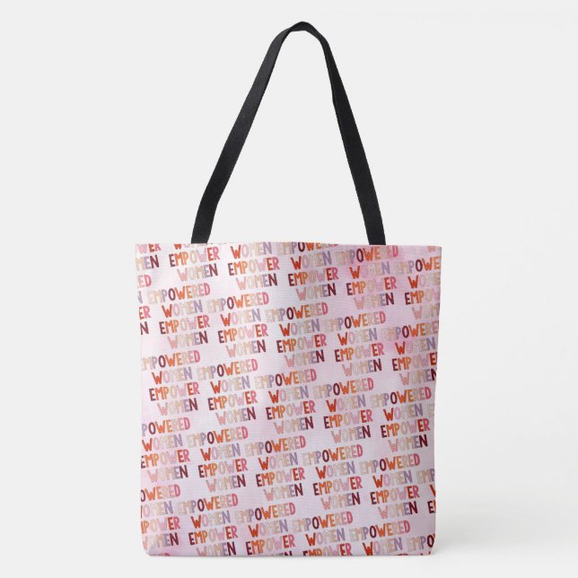 Bolso De Tela Mujeres Empoderadas Empoderan a Mujeres (Anverso)
