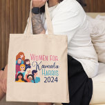 Bolso De Tela Mujeres en las elecciones de Kamala Harris 2024<br><div class="desc">Hermosa bolsa política con un dibujo de mujeres de muchas etnias y razas para una mujer demócrata votando por Kamala Harris en las elecciones presidenciales de 2024. Negra,  hispana,  musulmana,  caucásica y todas las razas se unen como grupo feminista para votar por nuestra primera presidenta.</div>