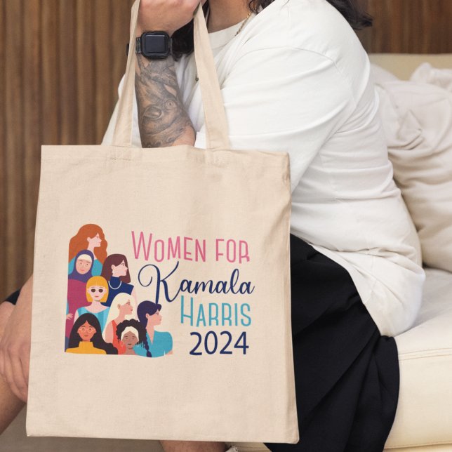 Bolso De Tela Mujeres en las elecciones de Kamala Harris 2024 (Subido por el creador)