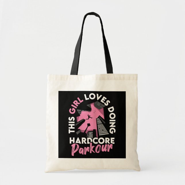Bolso De Tela Mujeres Freerunning - A esta Chica le encanta hace (Frente)