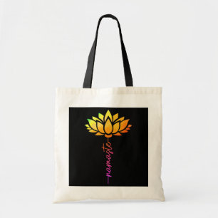 Bolso De Tela Mujeres Namaste Lotus Flor Yoga Zen Budismo