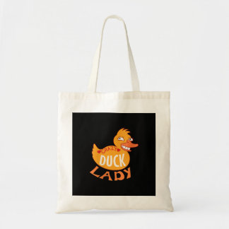 Bolso De Tela Mujeres Pato Dama Regalo Duckling Y Ducky