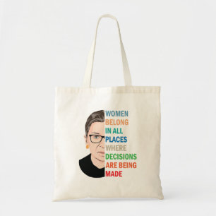 Bolso De Tela Mujeres Pertenecen En Todos Los Lugares Ruth Bader