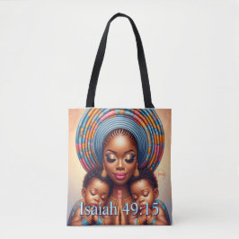 Bolso De Tela Mujeres y niño Isaías 49:15: