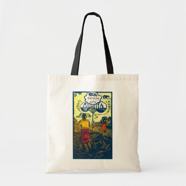 Bolso De Tela Mujeres y perros tahitianos, Gauguin (Frente)