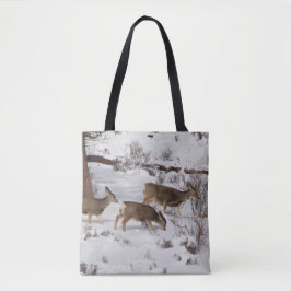 Bolso De Tela Mule Deer y Elk Tote Bag