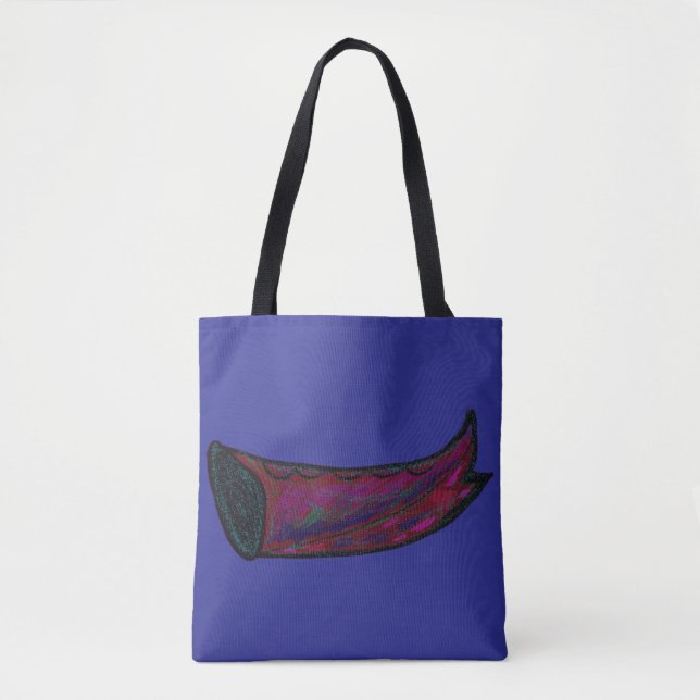 Bolso De Tela Multicolored Fishtail  (Anverso)