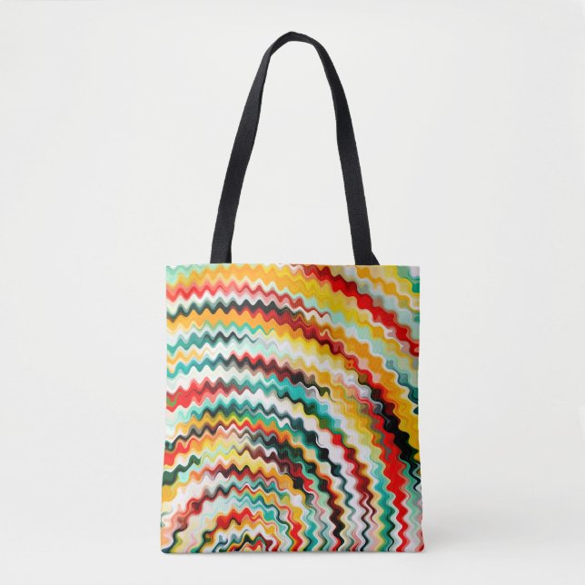 Bolso De Tela Multicolorizado (Anverso)