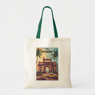 Bolso De Tela Mumbai India Gateway of India Ilustracion Travel