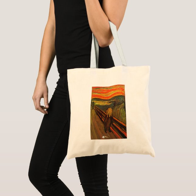 Bolso De Tela Munch - El Grito De Hielo (Anverso (producto))