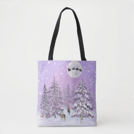 Bolso De Tela mundo de ensueño invernal