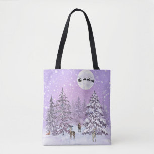 Bolso De Tela mundo de ensueño invernal