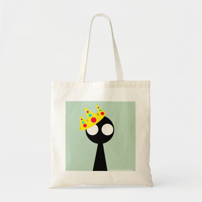 Bolso De Tela Mundo de las Sombras - Rey "hola ahí" (Frente)