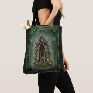 Bolso De Tela Mundo del ~ de la bruja de Tarot