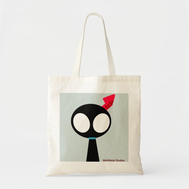 Bolso De Tela Mundo en la Sombra - "saludos" de Guapo (Frente)
