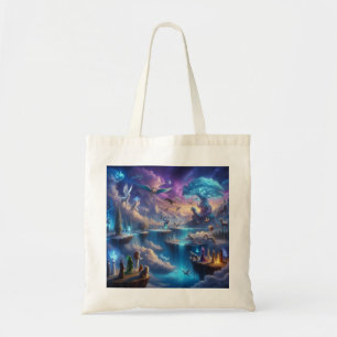 Bolso De Tela Mundo Fantástico de Ensueño