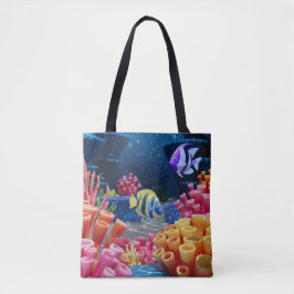 Bolso De Tela mundo submarino