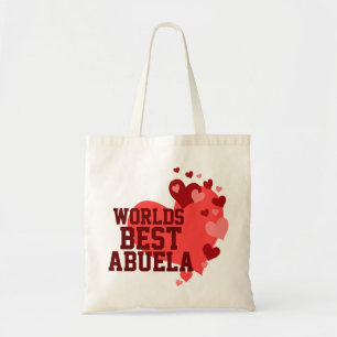 Bolso De Tela Mundos el mejor Abuela personalizado
