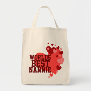 Bolso De Tela Mundos el mejor Nannie personalizado