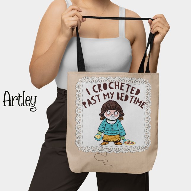 Bolso De Tela Muñeca de crochet, divertida crochet (Subido por el creador)