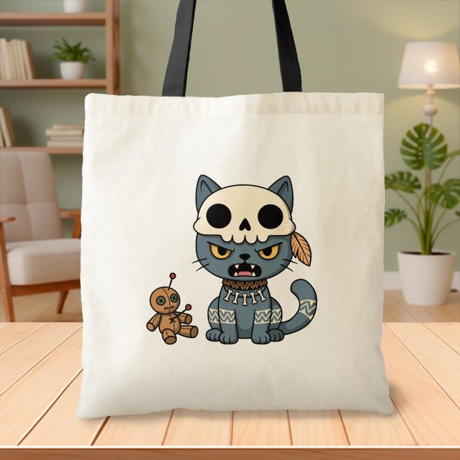 Bolso De Tela Muñeca de Vudú de Gato Bruja (Subido por el creador)