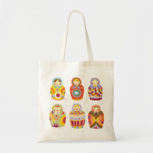 Bolso De Tela Muñecas rusas