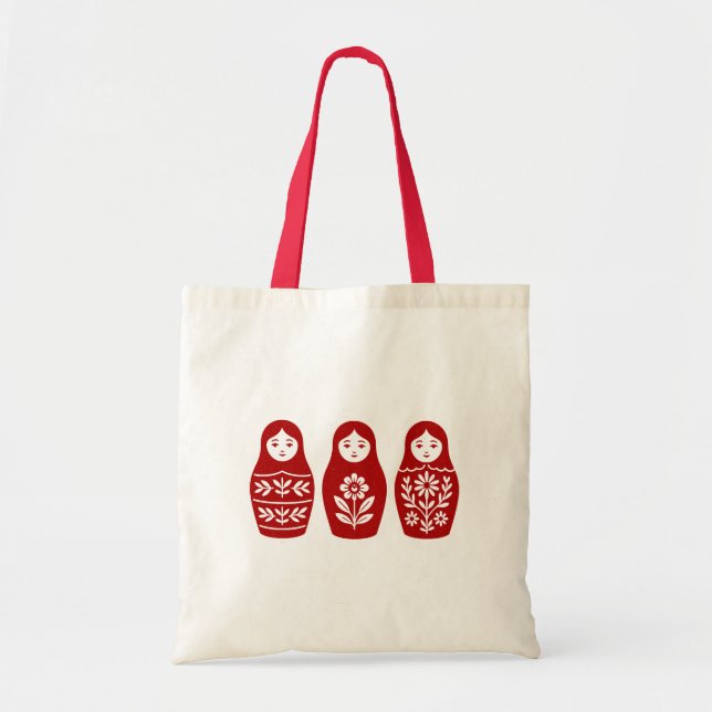 Bolso De Tela Muñecas rusas (Frente)
