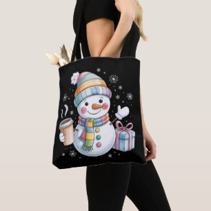 Bolso De Tela Muñeco de nieve de Navidad Regalo Fiesta Invierno