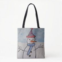 Muñeco de nieve y árbol de Navidad