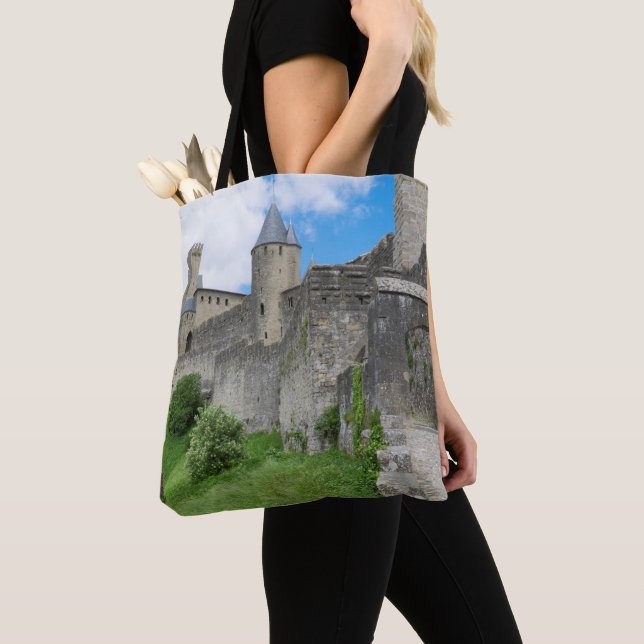 Bolso De Tela Muralla fortificada de Carcassonne (Detalle)