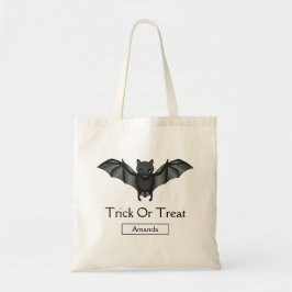 Bolso De Tela Murciélago de dibujos animados lindos Halloween tr