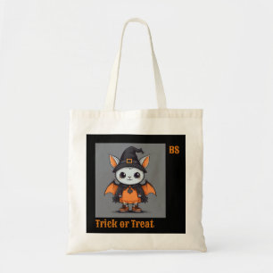 Bolso De Tela Murciélago de Halloween con disfraz Truco o trat