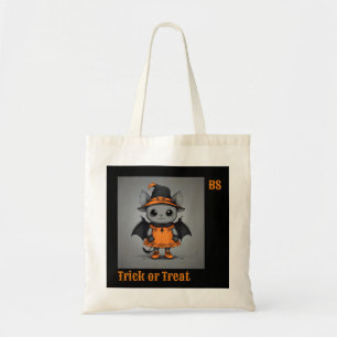 Bolso De Tela Murciélago de Halloween con disfraz Truco o trat