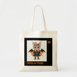 Bolso De Tela Murciélago de Halloween con disfraz Truco o trat