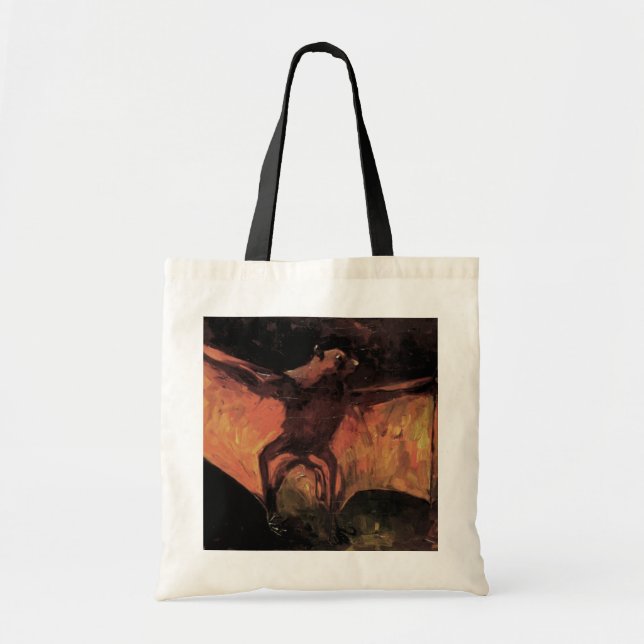Bolso De Tela Murciélago Flying Fox de Vincent van Gogh (Frente)