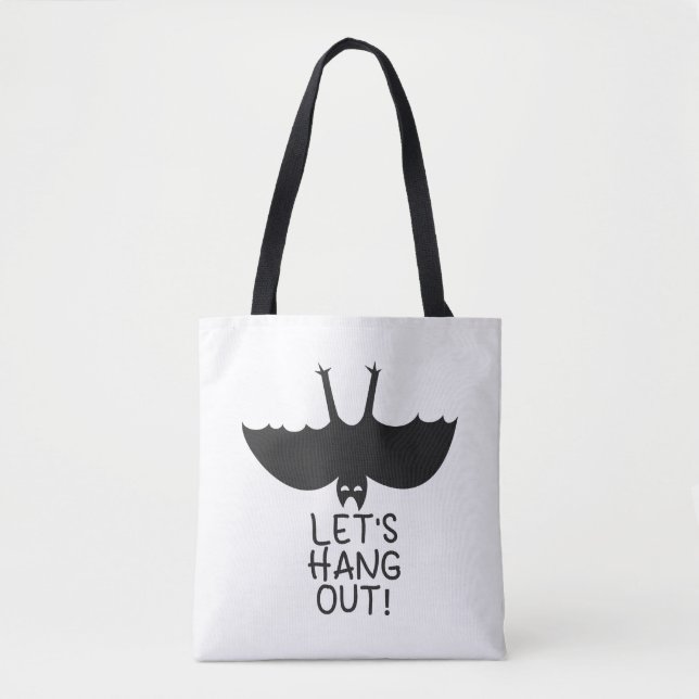 Bolso De Tela murciélago halloween (Anverso)