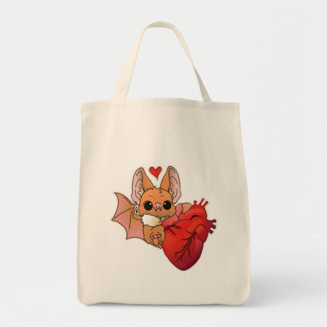 Bolso De Tela Murciélago vampiro (Frente)