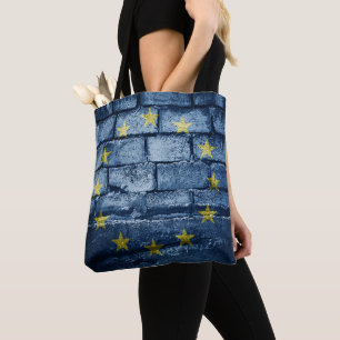 Bolso De Tela muro de bandera de la UE
