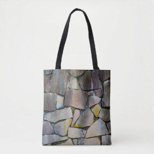 Bolso De Tela Muro de ladrillo gris