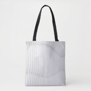 Bolso De Tela Muro de textura blanca