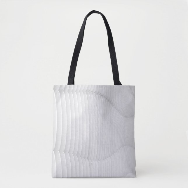 Bolso De Tela Muro de textura blanca (Anverso)
