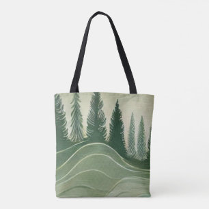 Bolso De Tela Murugi Bags&Accessories Tranquilidad del bosque