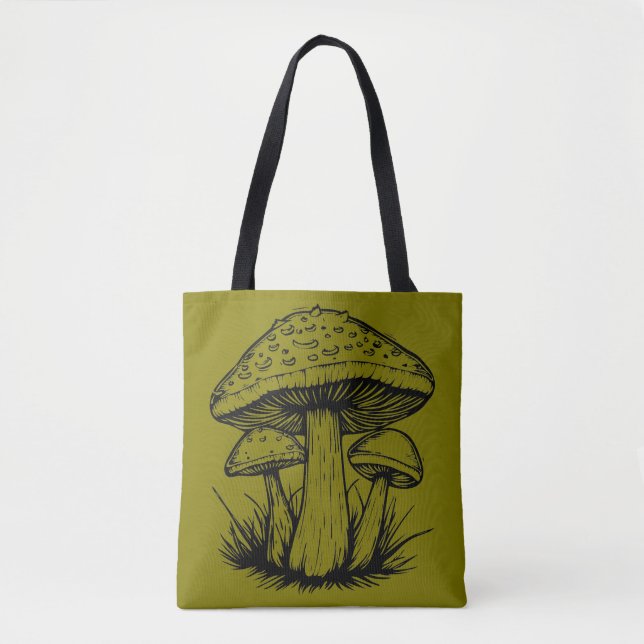 Bolso De Tela Mushroom (Anverso)