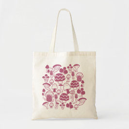 Bolso De Tela Mushroom Cherry