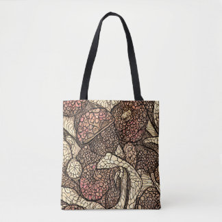 Bolso De Tela Mushroom Design Tote Bag