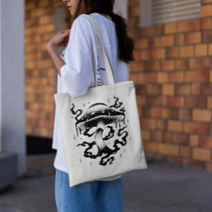 Bolso De Tela Mushroom místico