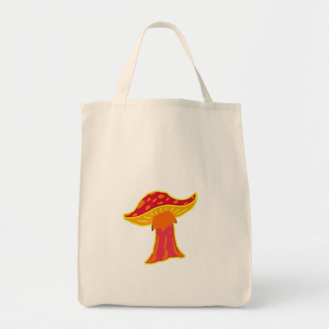Bolso De Tela Mushroom Tote Bag (Frente)