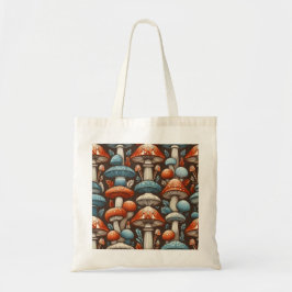Bolso De Tela Mushrooms Americana