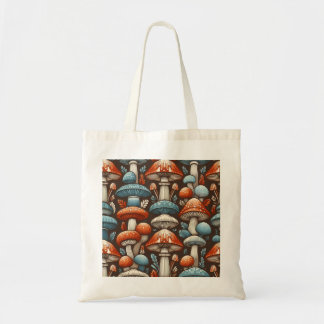 Bolso De Tela Mushrooms Americana