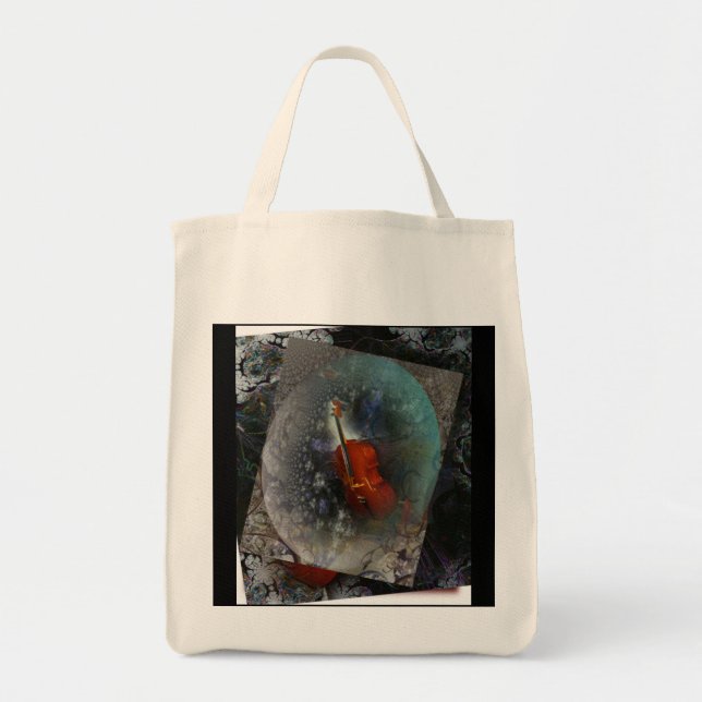 Bolso De Tela Music Cello Tote Bag (Frente)